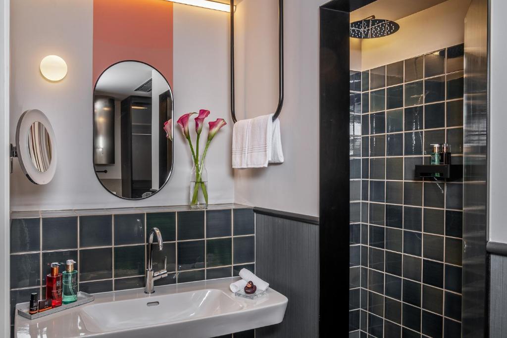 Koupelna v ubytování Sorell Hotel City Weissenstein - Boutique Hotel