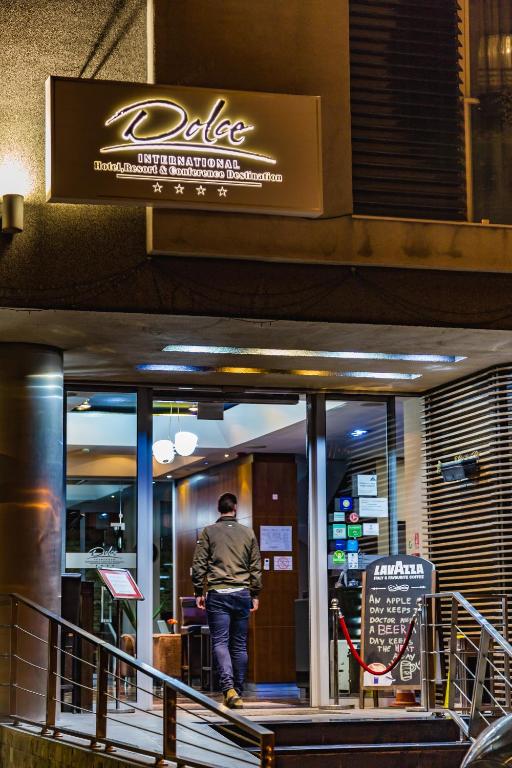 Certifikát, hodnocení, plakát nebo jiný dokument vystavený v ubytování Hotel Dolce International