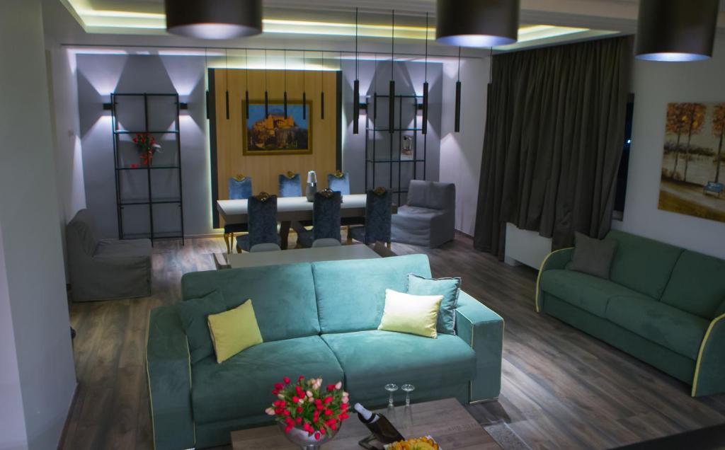 Posezení v ubytování Pantelidis Hotel & Spa