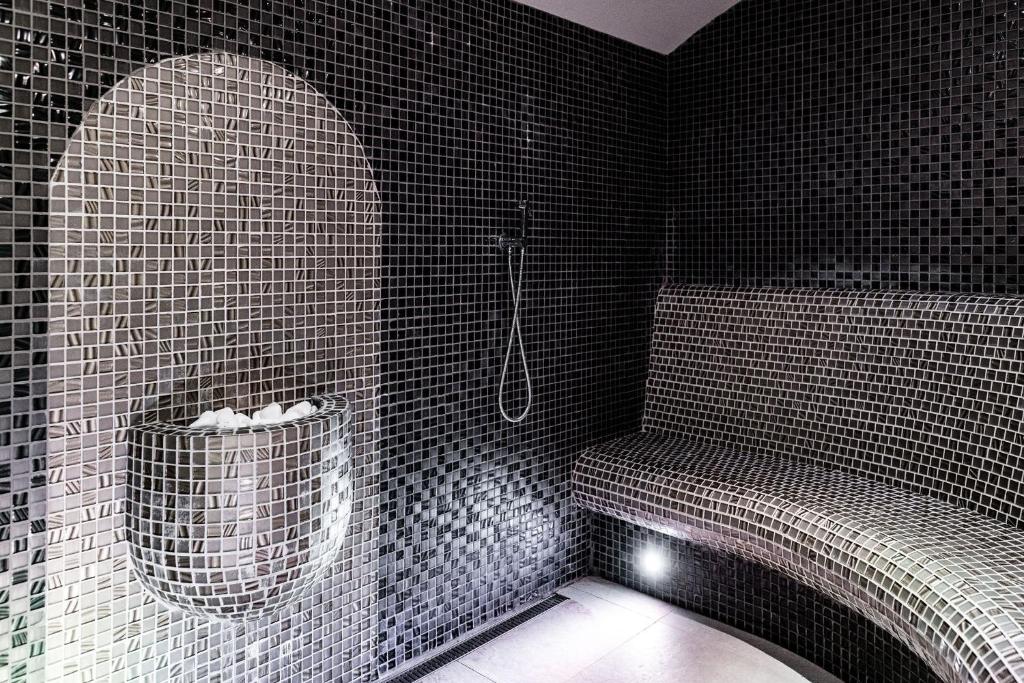 Koupelna v ubytování Apartmanovy dom Familia Smokovec
