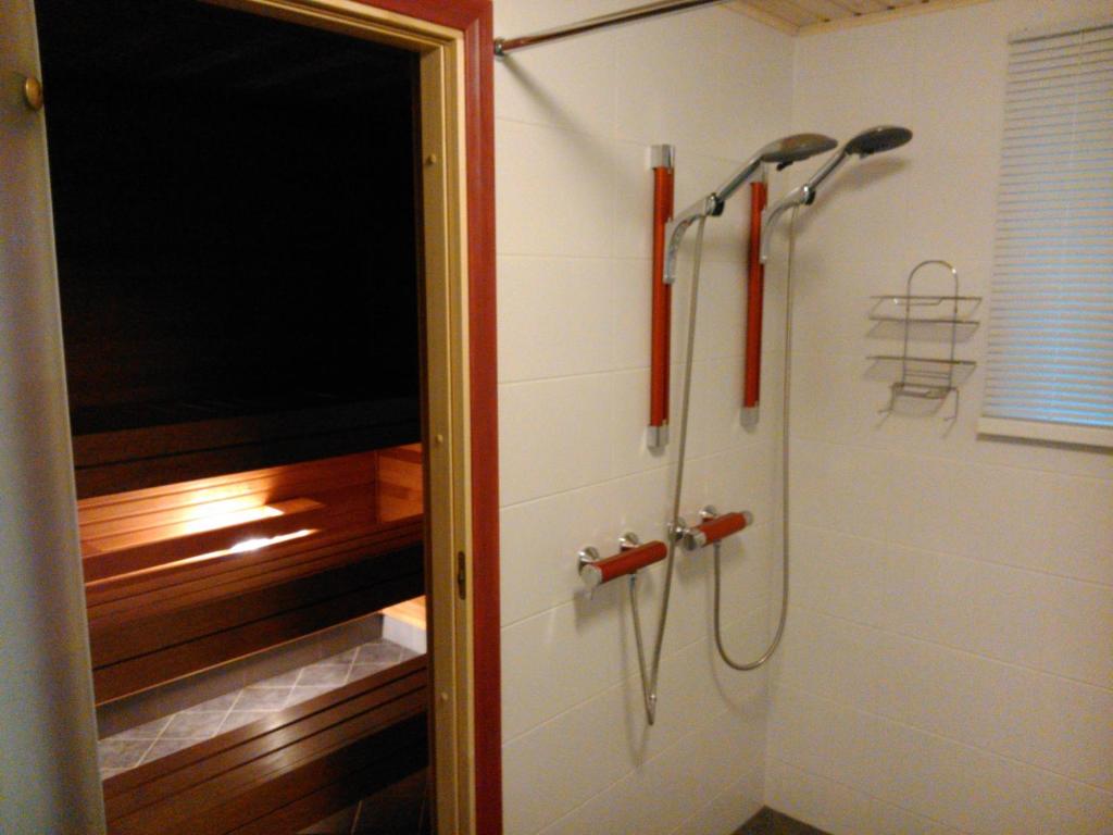 Koupelna v ubytování Pullijärve Holiday Park