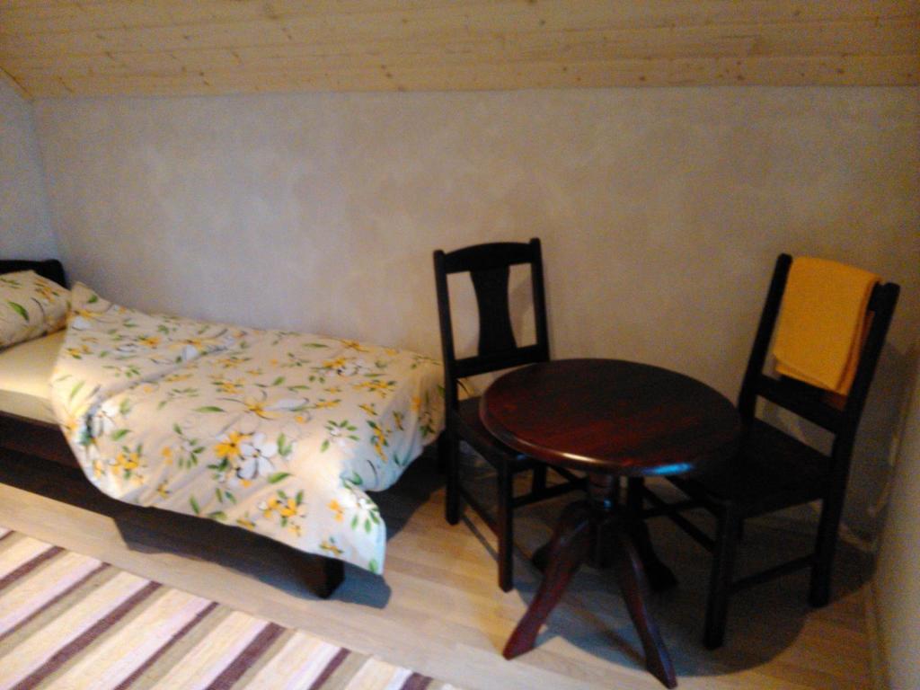 Postel nebo postele na pokoji v ubytování Pullijärve Holiday Park