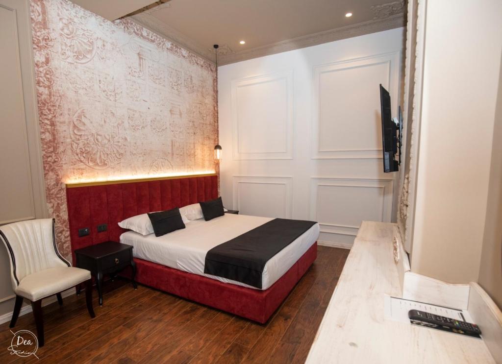 Postel nebo postele na pokoji v ubytování Hotel Kloest