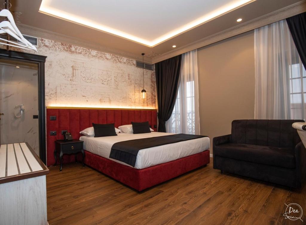 Postel nebo postele na pokoji v ubytování Hotel Kloest