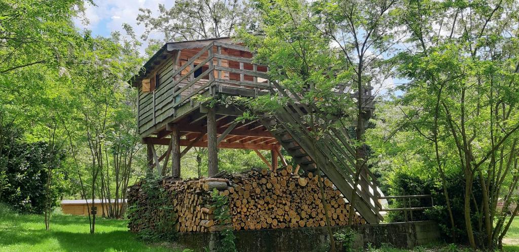Zahrada ubytování Camping Ushuaïa Villages Le Viaduc