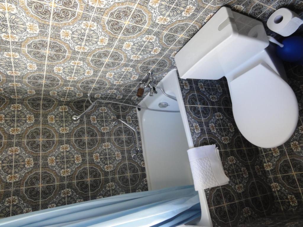 Koupelna v ubytování Hotel Cima