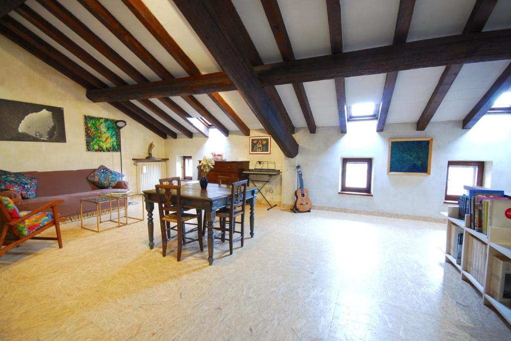 Posezení v ubytování Casa del Pittore