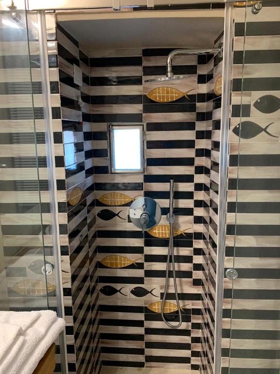 A bathroom at B&B VISTAZZURRA - Casa Saldarelli