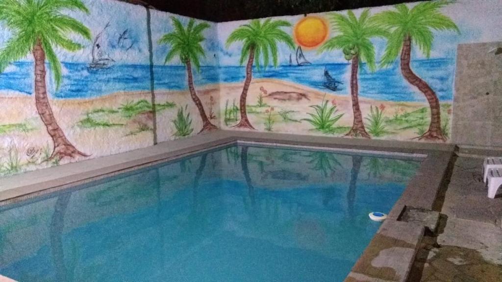 Bazén v ubytování Hostel da Paz nebo v jeho okolí