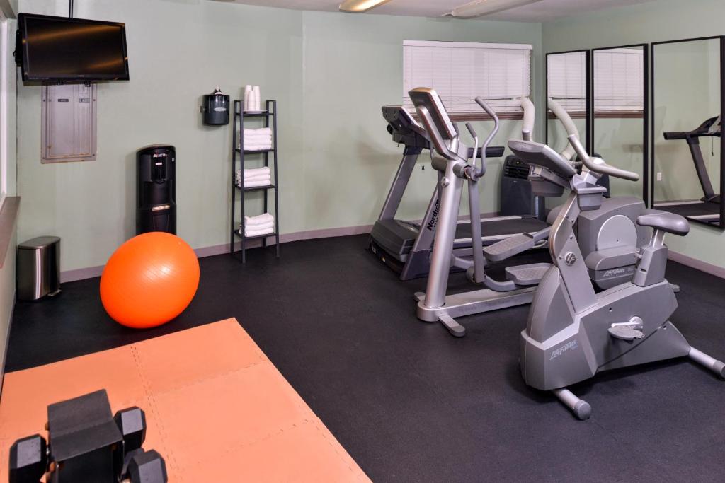 Fitness centrum a/nebo fitness zařízení v ubytování The Coho Oceanfront Lodge