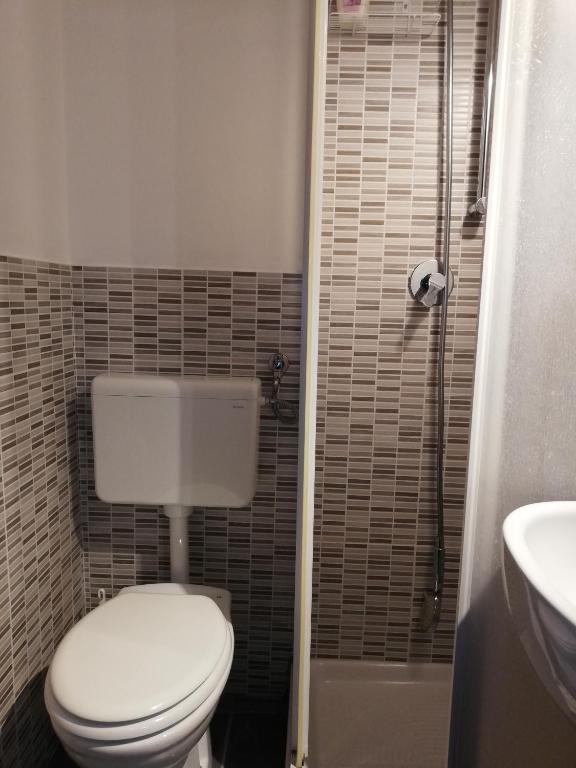 Koupelna v ubytování Hotel Dover