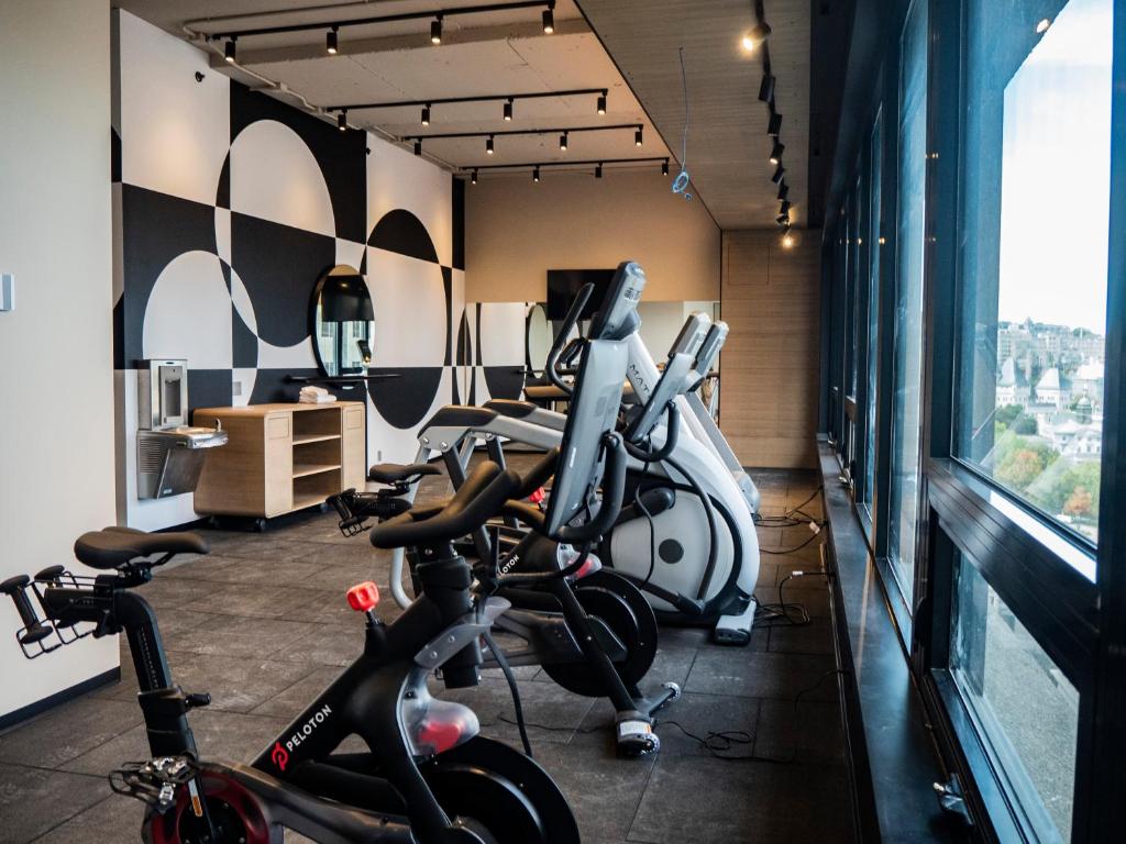 Fitness centrum a/nebo fitness zařízení v ubytování Hôtel Le Germain Montréal