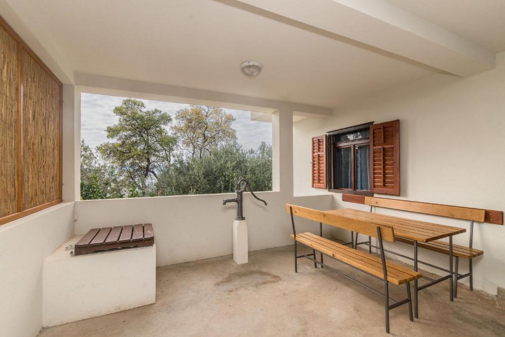 Balkón alebo terasa v ubytovaní Apartment Robinzon Lantana