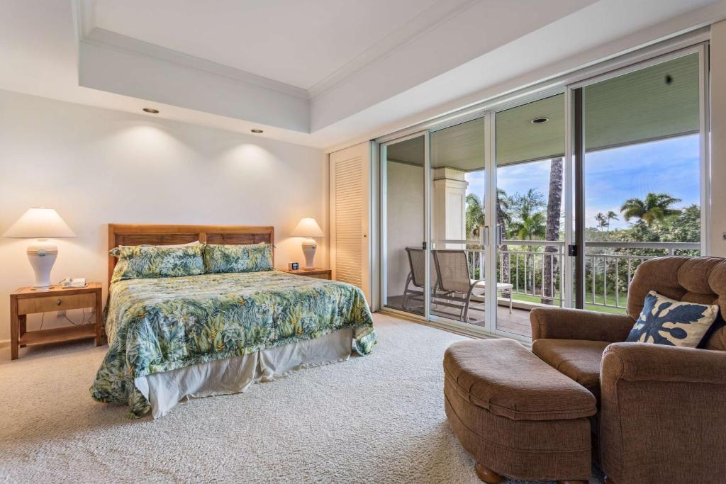 Postel nebo postele na pokoji v ubytování The Islands at Mauna Lani Point - CoralTree Residence Collection