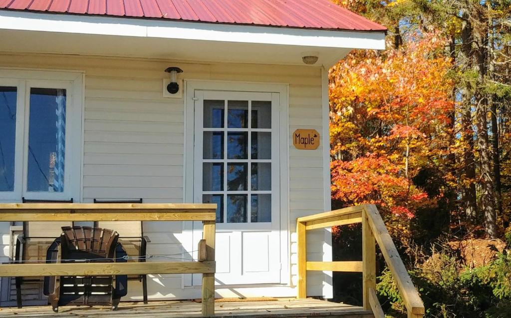 Balkón nebo terasa v ubytování Millstream Cottages