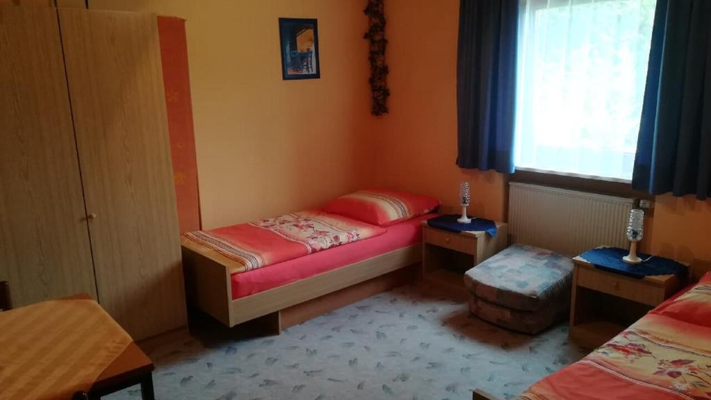 Postel nebo postele na pokoji v ubytování Fischer Brigitte
