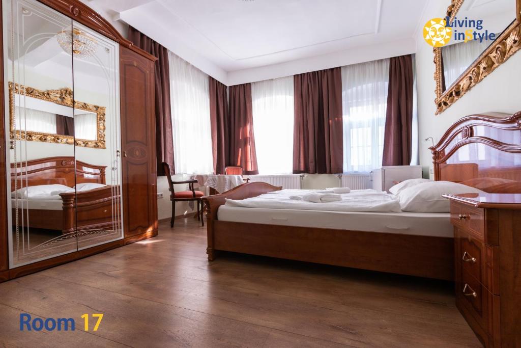 Postel nebo postele na pokoji v ubytování Living inStyle