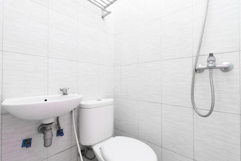 Koupelna v ubytování Krisna Hostel