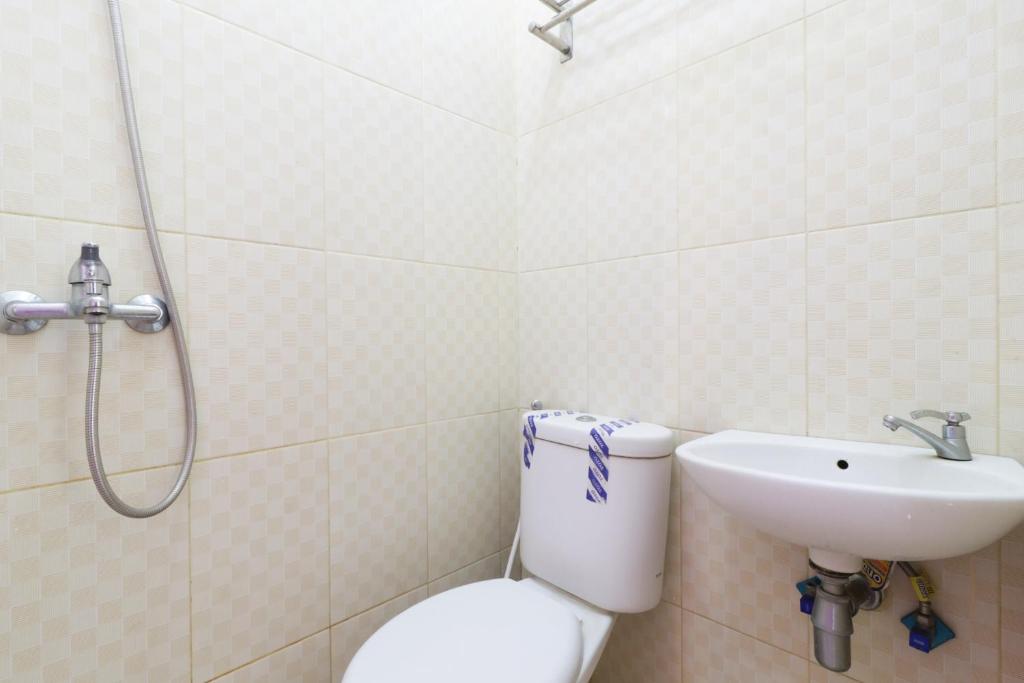 Koupelna v ubytování Krisna Hostel