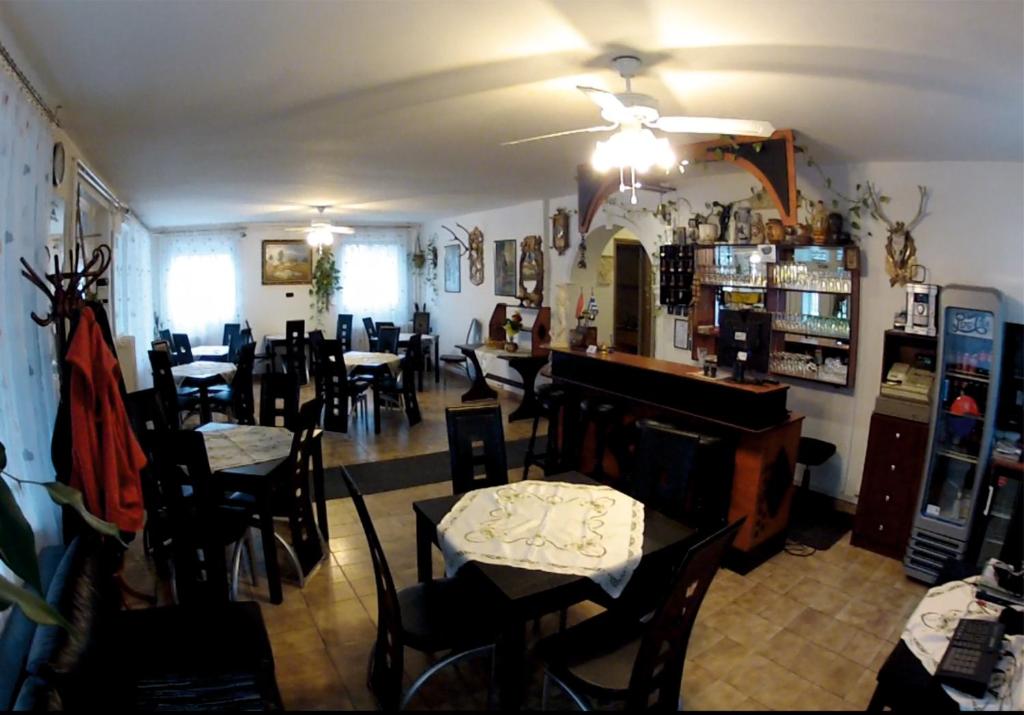 Restaurace v ubytování Olympos Panzió