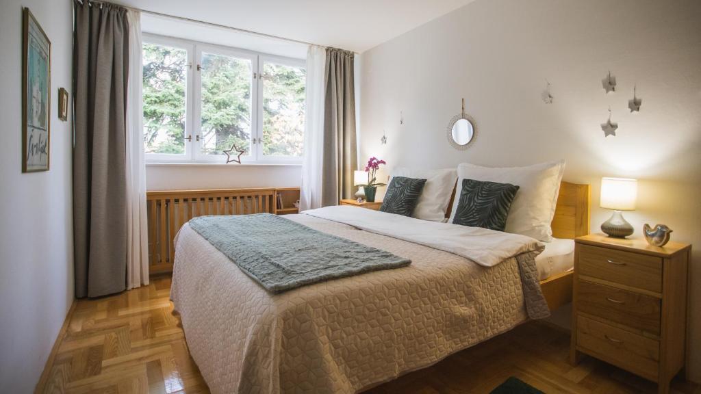 Posteľ alebo postele v izbe v ubytovaní Old Chestnut Vacation Home