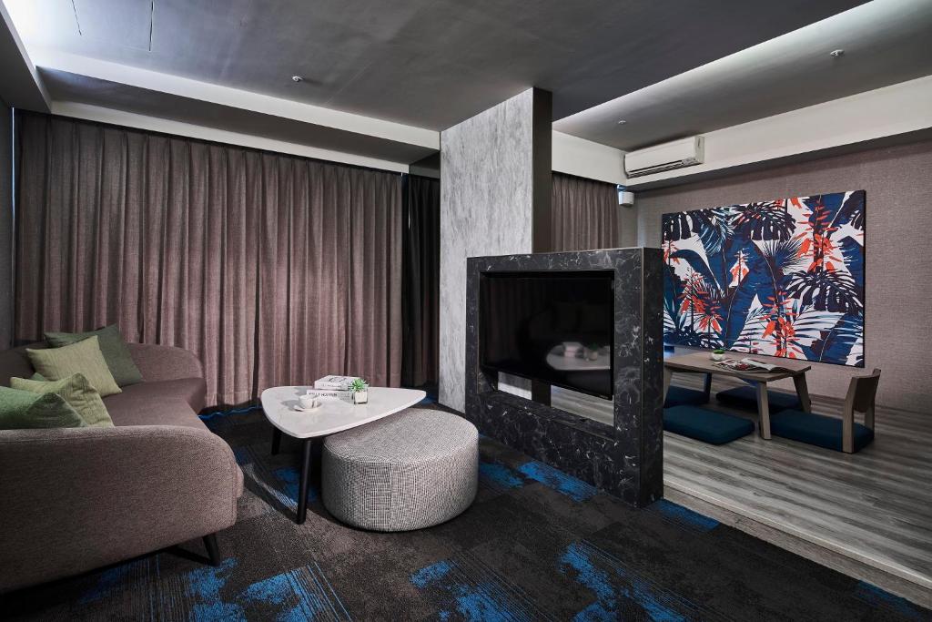 Posezení v ubytování Kung Shang Design Hotel