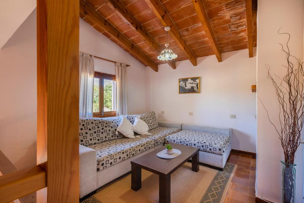 Posezení v ubytování Finca Fontanet Binifarda