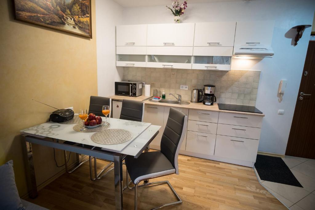 Kuchyňa alebo kuchynka v ubytovaní Apartament Promyk Pod Lipkami APARTZAKOP