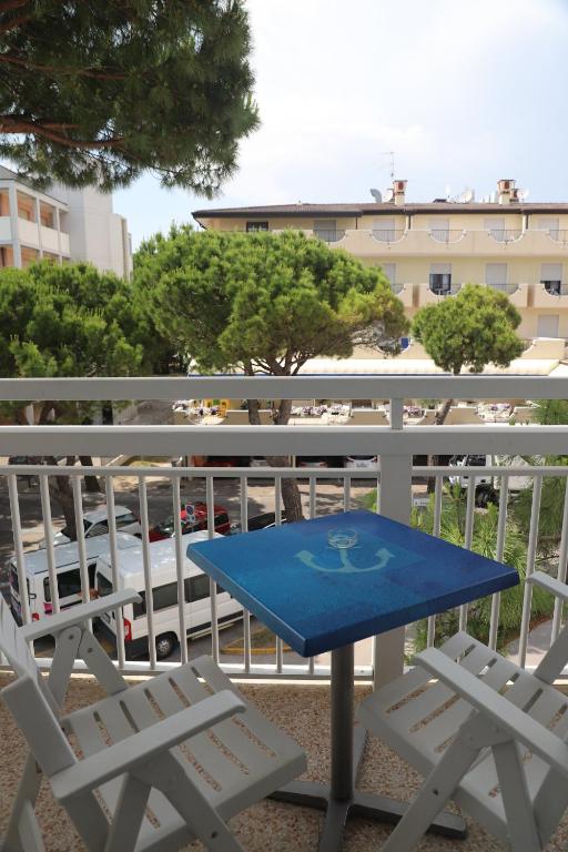 Balkón nebo terasa v ubytování Hotel Tizian Beach