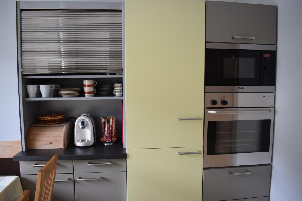 Kuchyň nebo kuchyňský kout v ubytování Apartment Nagiller