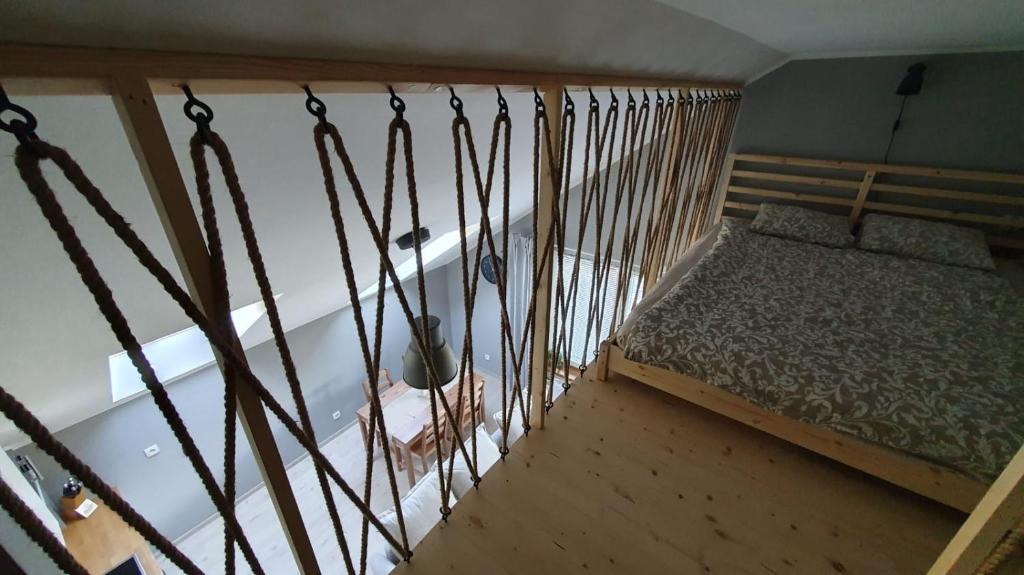 Postel nebo postele na pokoji v ubytování P.D.S APARTAMENT