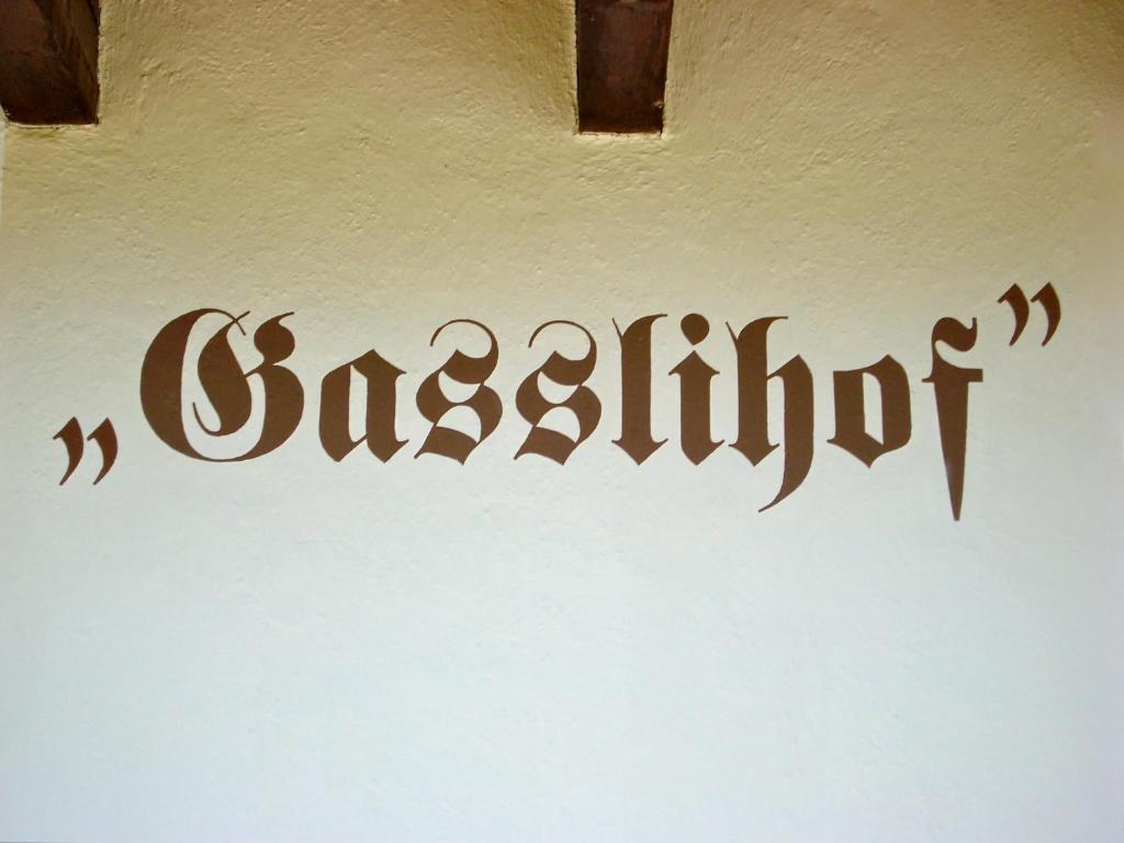 Certifikát, hodnocení, plakát nebo jiný dokument vystavený v ubytování Gasslihof