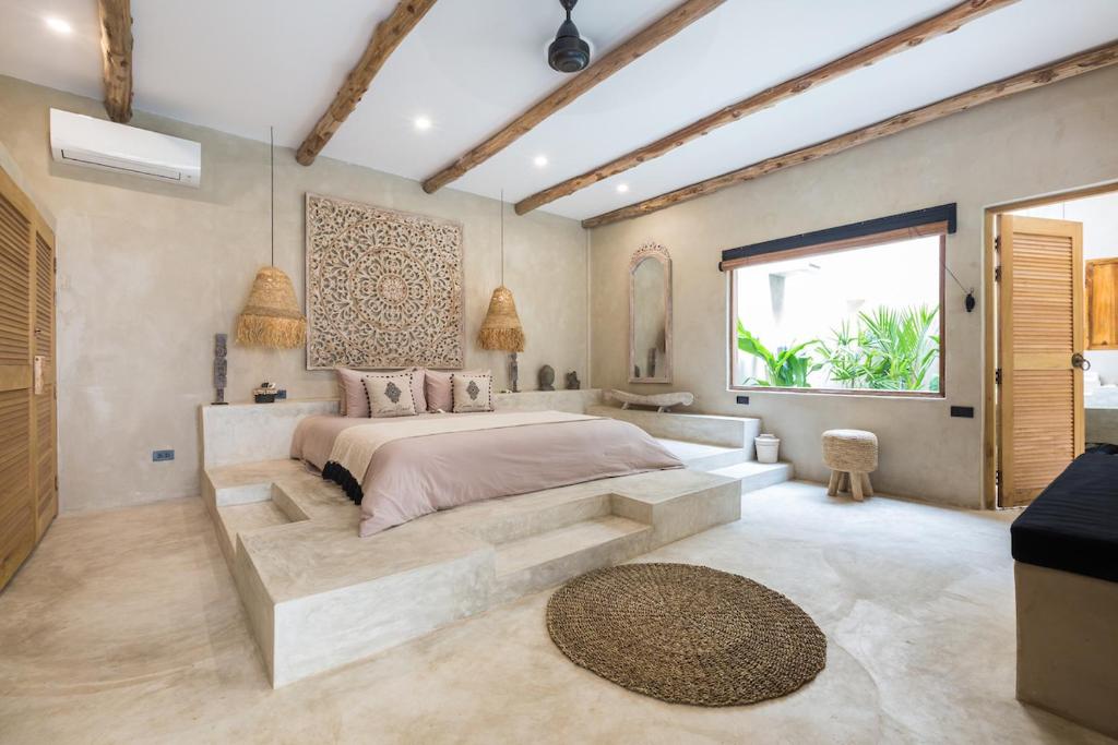Postel nebo postele na pokoji v ubytování Karma Resort