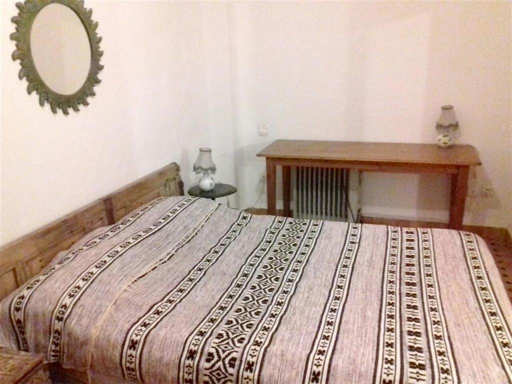 Letto o letti in una camera di 3 bedrooms house at Rabat 800 m away from the beach with furnished terrace