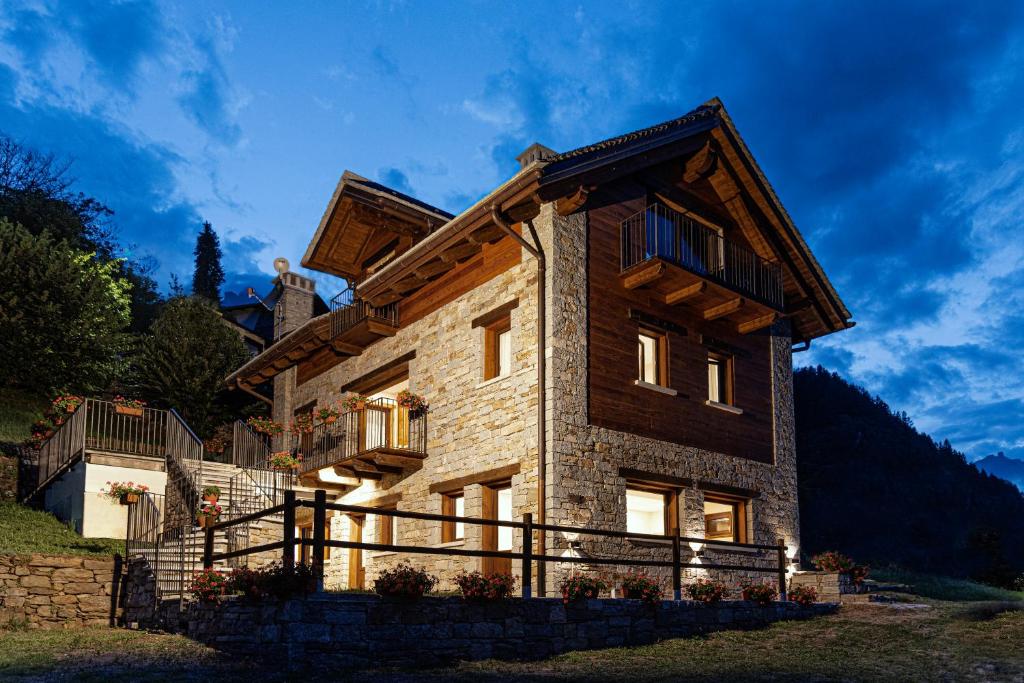 Budova, kde se bed and breakfast nachází