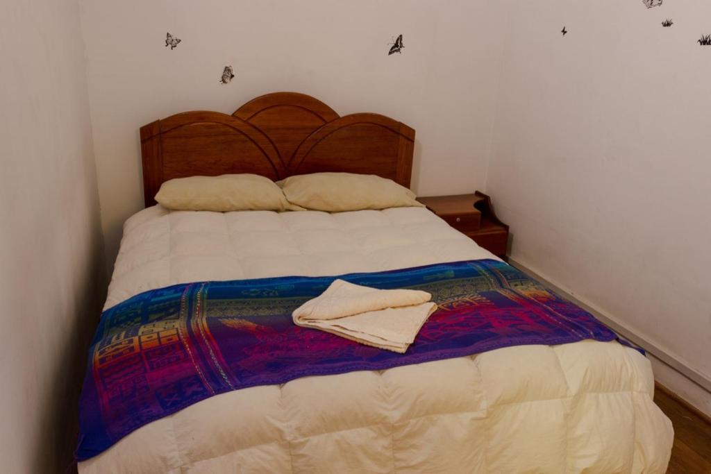 Voodi või voodid majutusasutuse Posada Azul Cusco toas