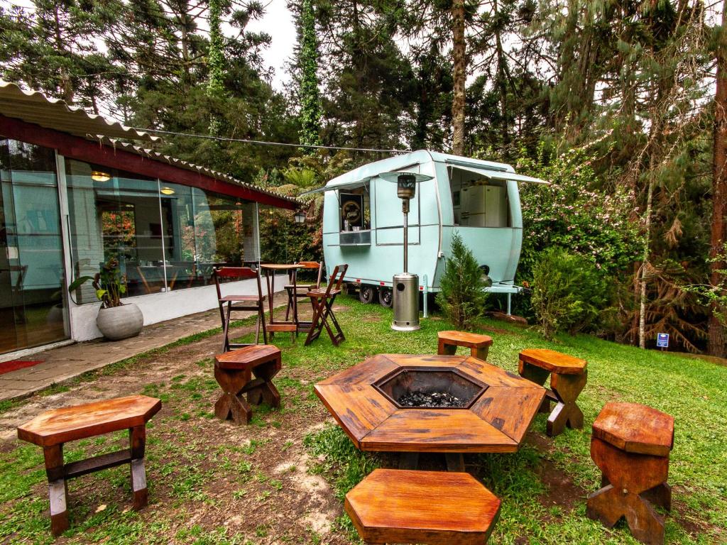  Villa Vintage Campos traillers piscina internet e churrasqueira