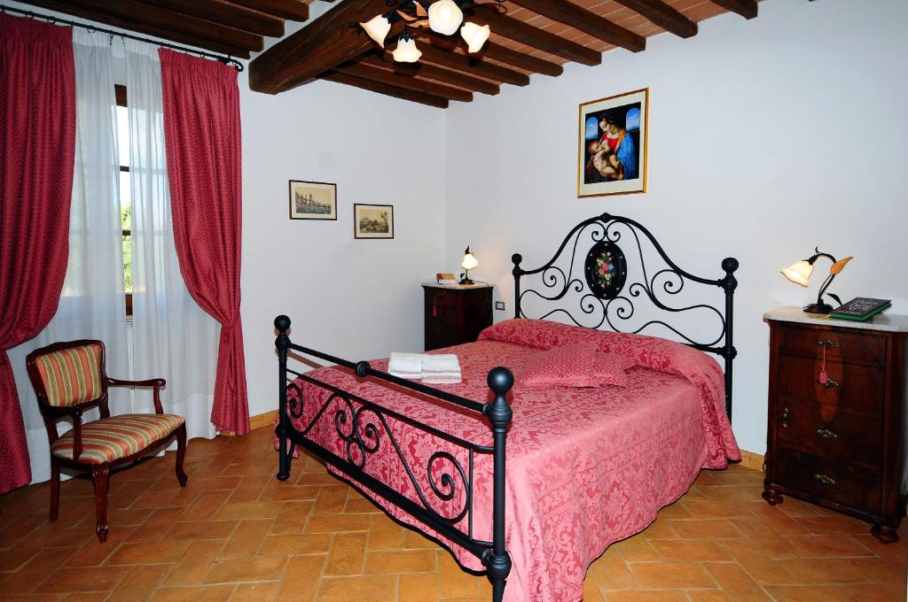 Postel nebo postele na pokoji v ubytování B&B Camere La Vite
