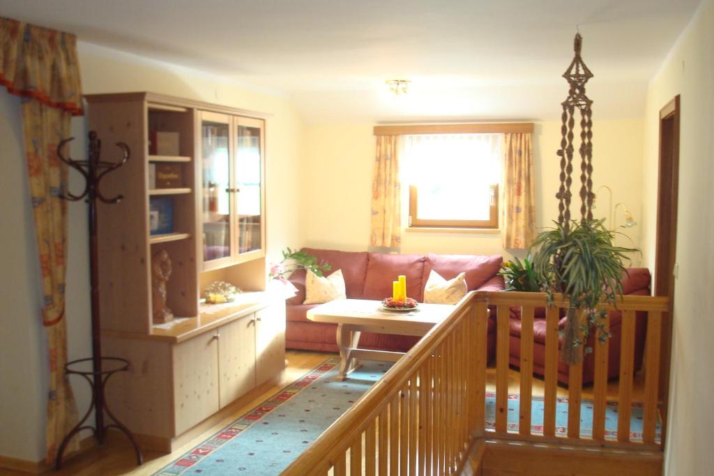 Posezení v ubytování Gästehaus Moser