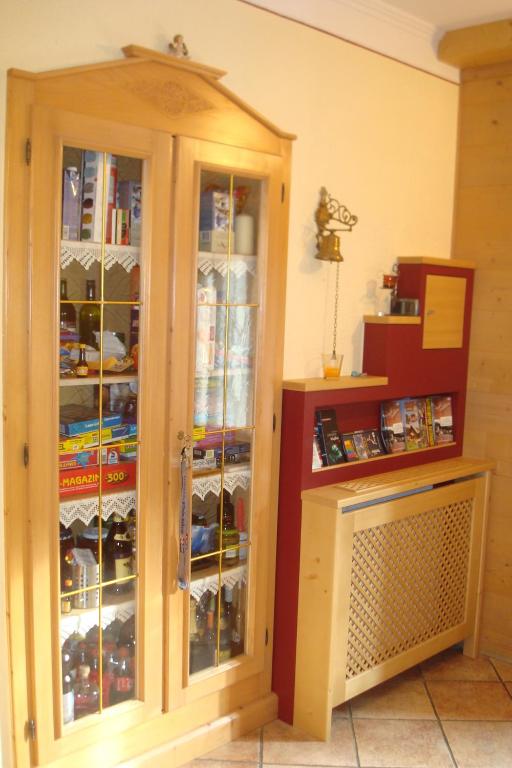 Kuchyň nebo kuchyňský kout v ubytování Gästehaus Moser