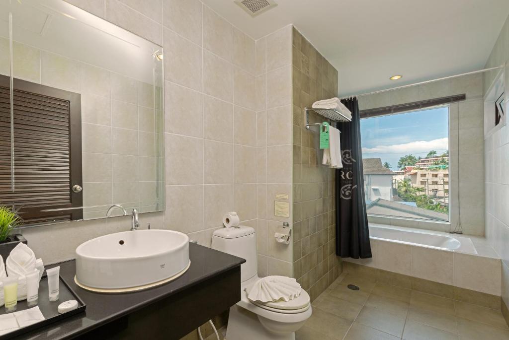 Koupelna v ubytování Baramee Resortel