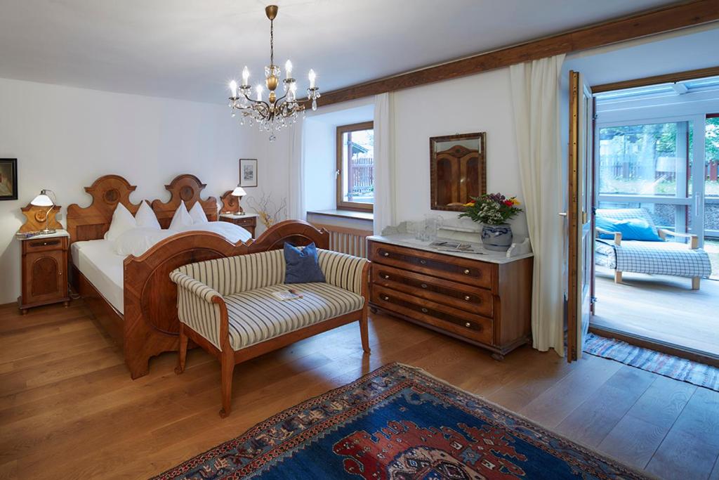 A bed or beds in a room at Villa Christina