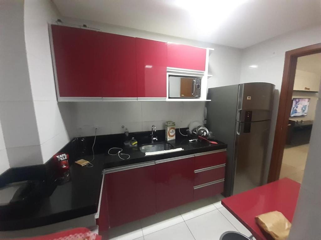  Apto 2 Qtos suite Temporada na Praia de Itapoa