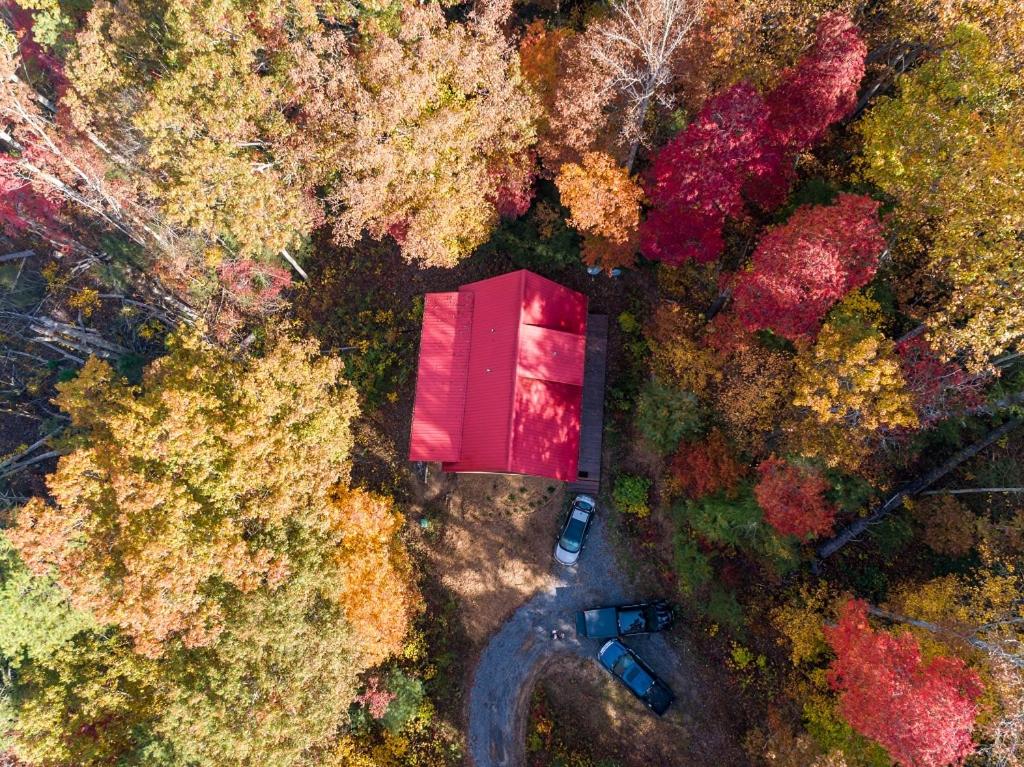 Letecký snímek ubytování Smokies Overlook Lodge