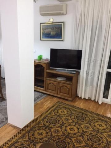 Televízia a/alebo spoločenská miestnosť v ubytovaní VILLA NEDE