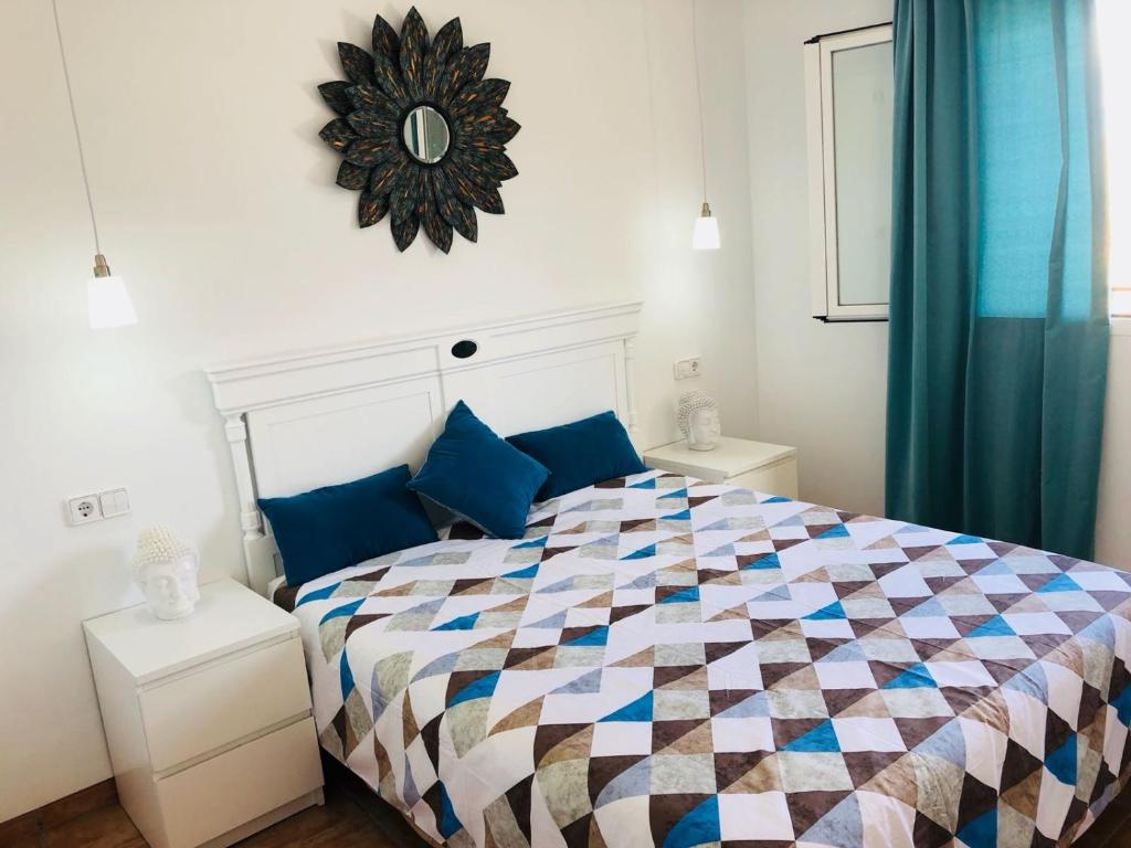 Postel nebo postele na pokoji v ubytování Villas2meet Mallorca