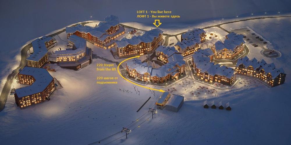 Fotografie z fotogalerie ubytování Mountain View 1BR Apartment 101 - Loft 1 v destinaci Gudauri