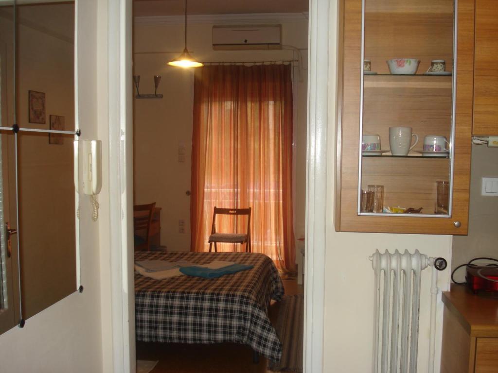 Łóżko lub łóżka w pokoju w obiekcie Apartment city center