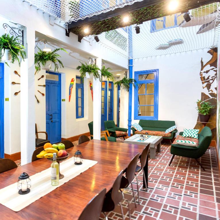 Posezení v ubytování Granada Hostel