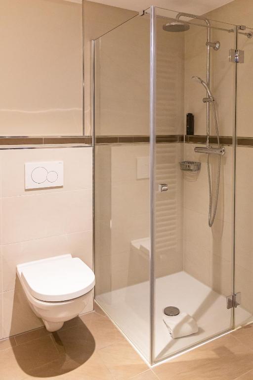 Koupelna v ubytování hotel bomonti Nürnberg West